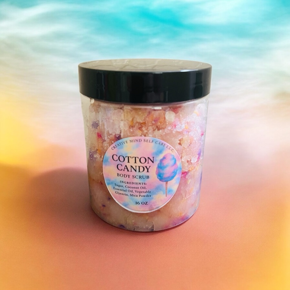 Handcrafted Cotton Candy Body Scrub - Picture 1 of 1
